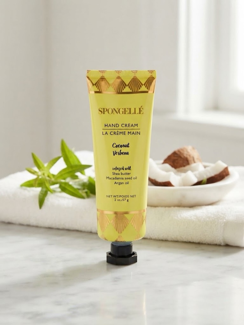 Spongellé Hand Cream Coconut Verbena NWT
